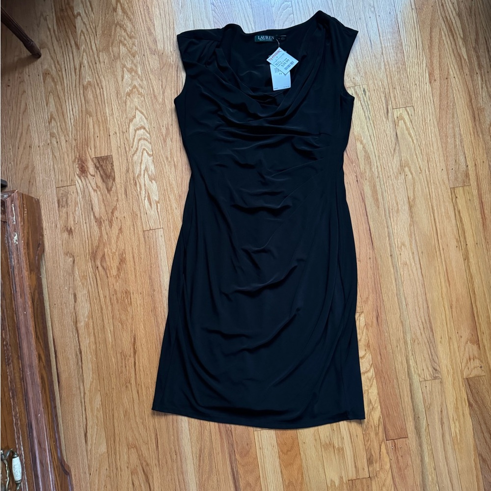 Ralph Lauren sleeveless little black dress.